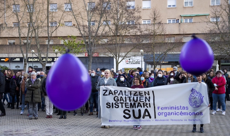 Barañaingo mugimendu feministaren iazko mobilizazioa