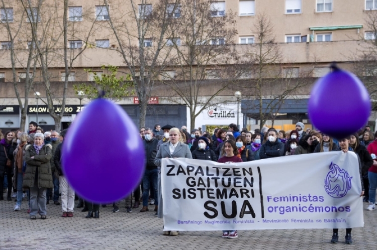 Barañaingo mugimendu feministaren iazko mobilizazioa
